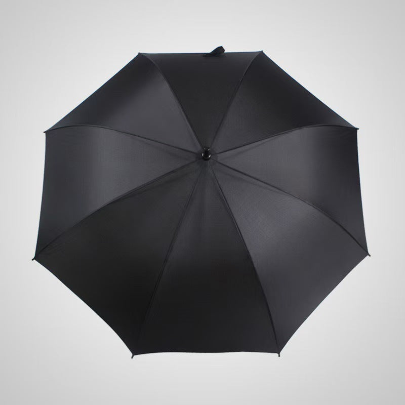 Parapluie de golf automatique à longue poignée et tige droite
