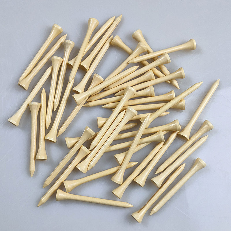Porte-balles de golf en bois verni