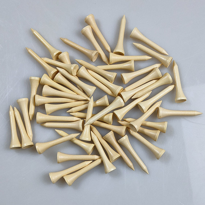Porte-balles de golf en bois verni