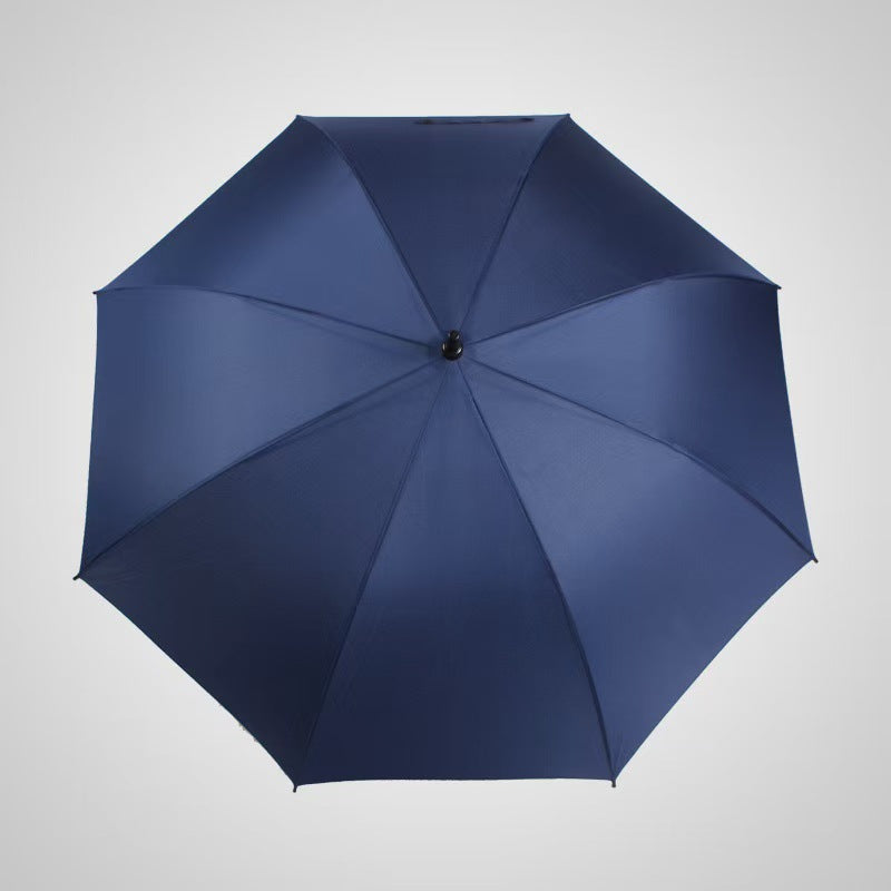 Parapluie de golf automatique à longue poignée et tige droite