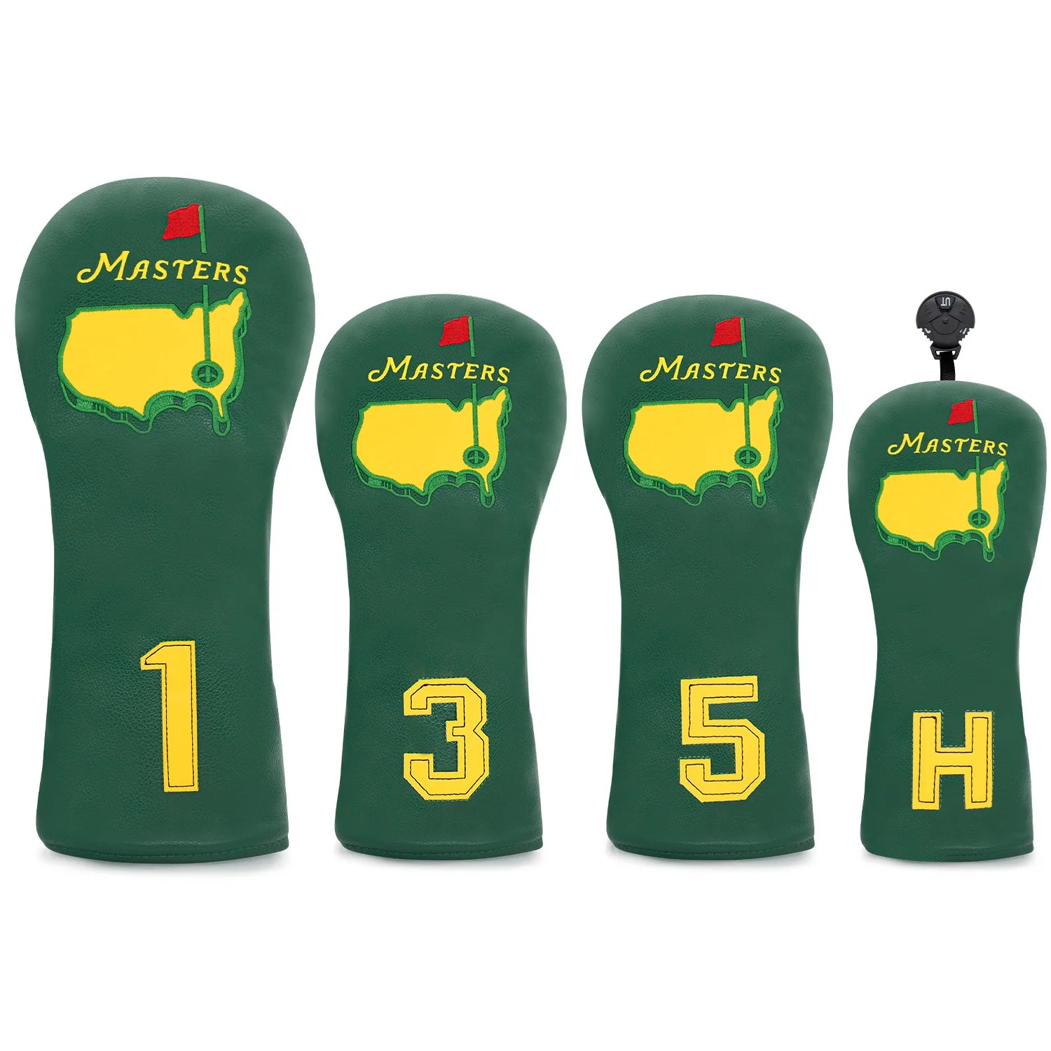 Couvre-têtes de clubs de golf 1, 3 et 5 UT, couvre-driver, couvre-bois de parcours, protection universelle pour têtes de clubs