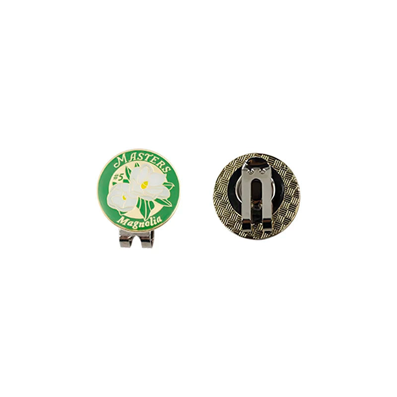 1 pince magnétique pour casquette de golf avec aimant et marque-balle amovible en métal. Différents styles disponibles.