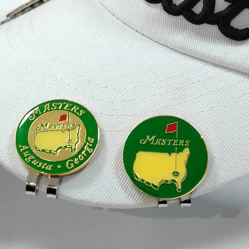Marqueur de balle magnétique de golf de haute qualité avec clip pour casquette, portable et durable,logo Master