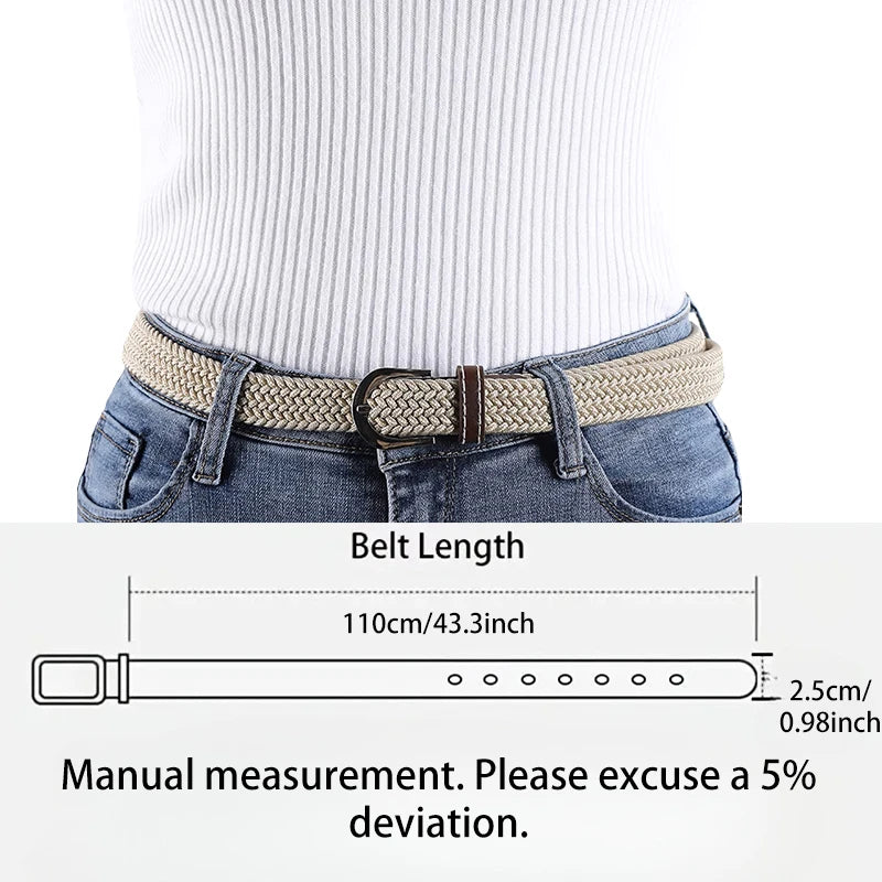 Ceinture élastique unisexe en toile pour Golf