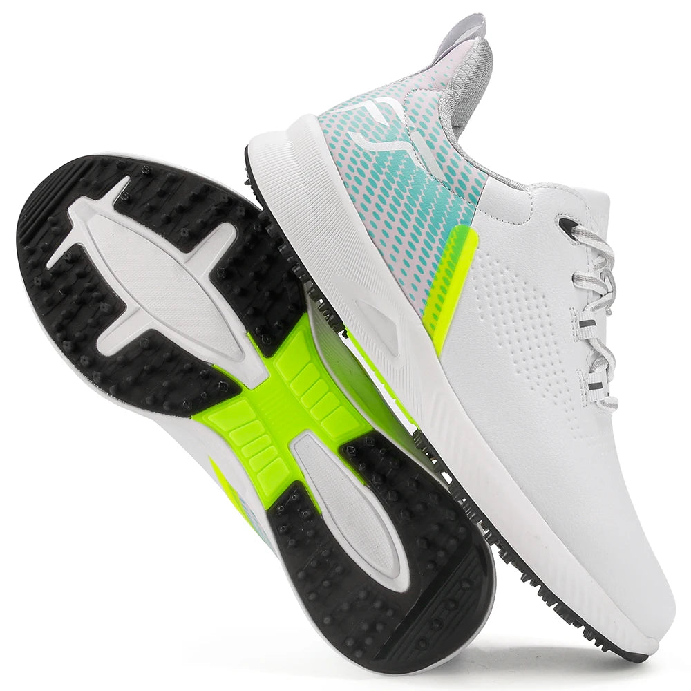 Chaussures de golf , chaussures de sport de luxe  antidérapantes pour l'entraînement au golf