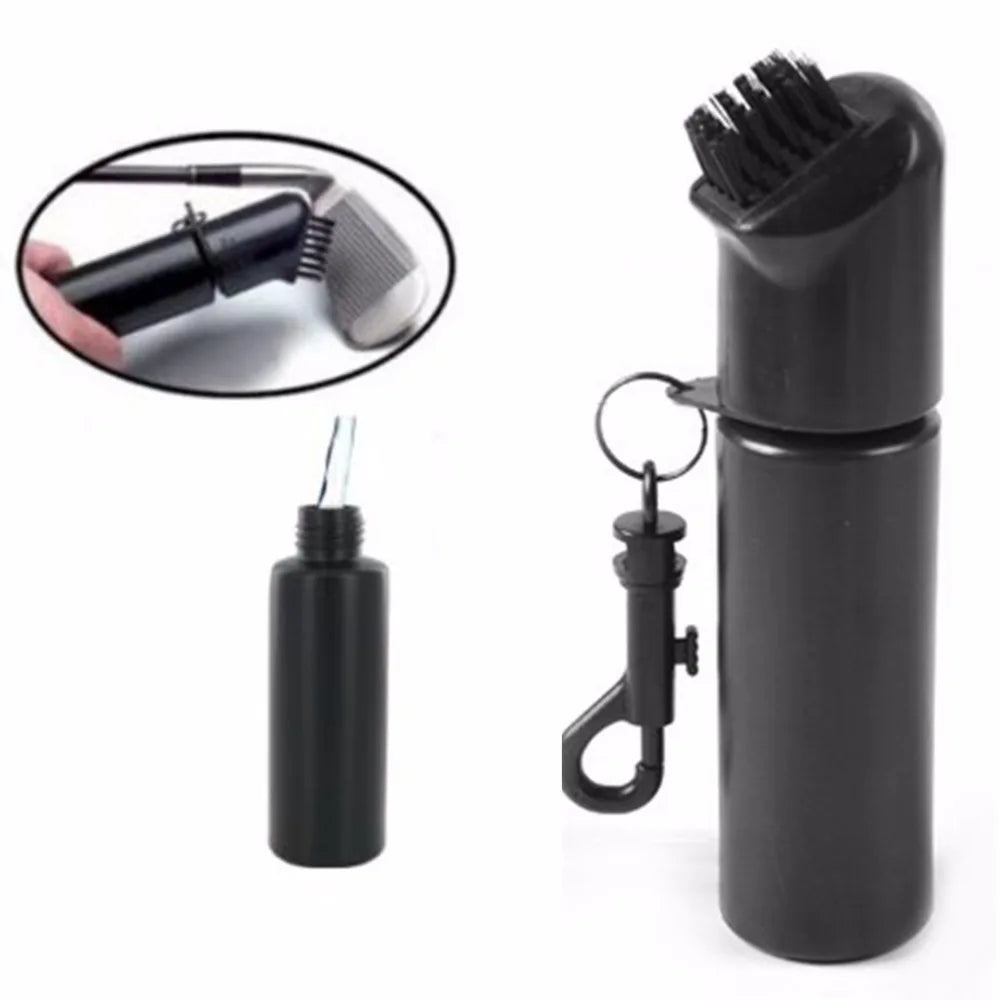 Nettoyeur de clubs de golf, brosse de nettoyage avec mousqueton, affûteur de rainures.