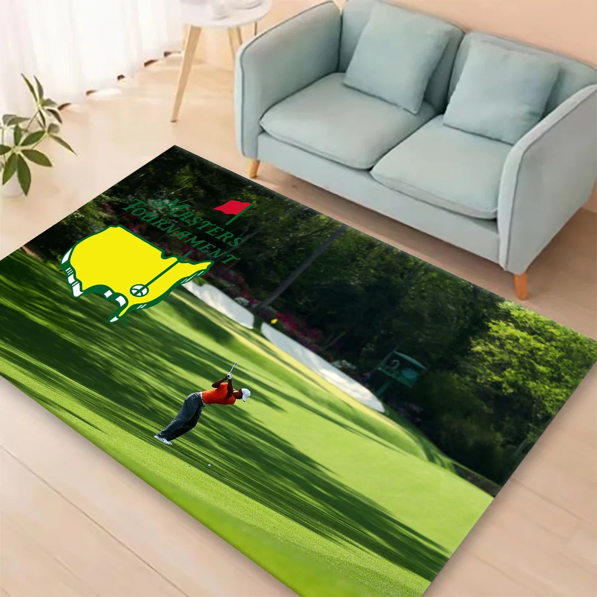 Tapis imprimé Masters pour salon, espace détente, antidérapant, tapis de chevet doux, paillasson d'entrée