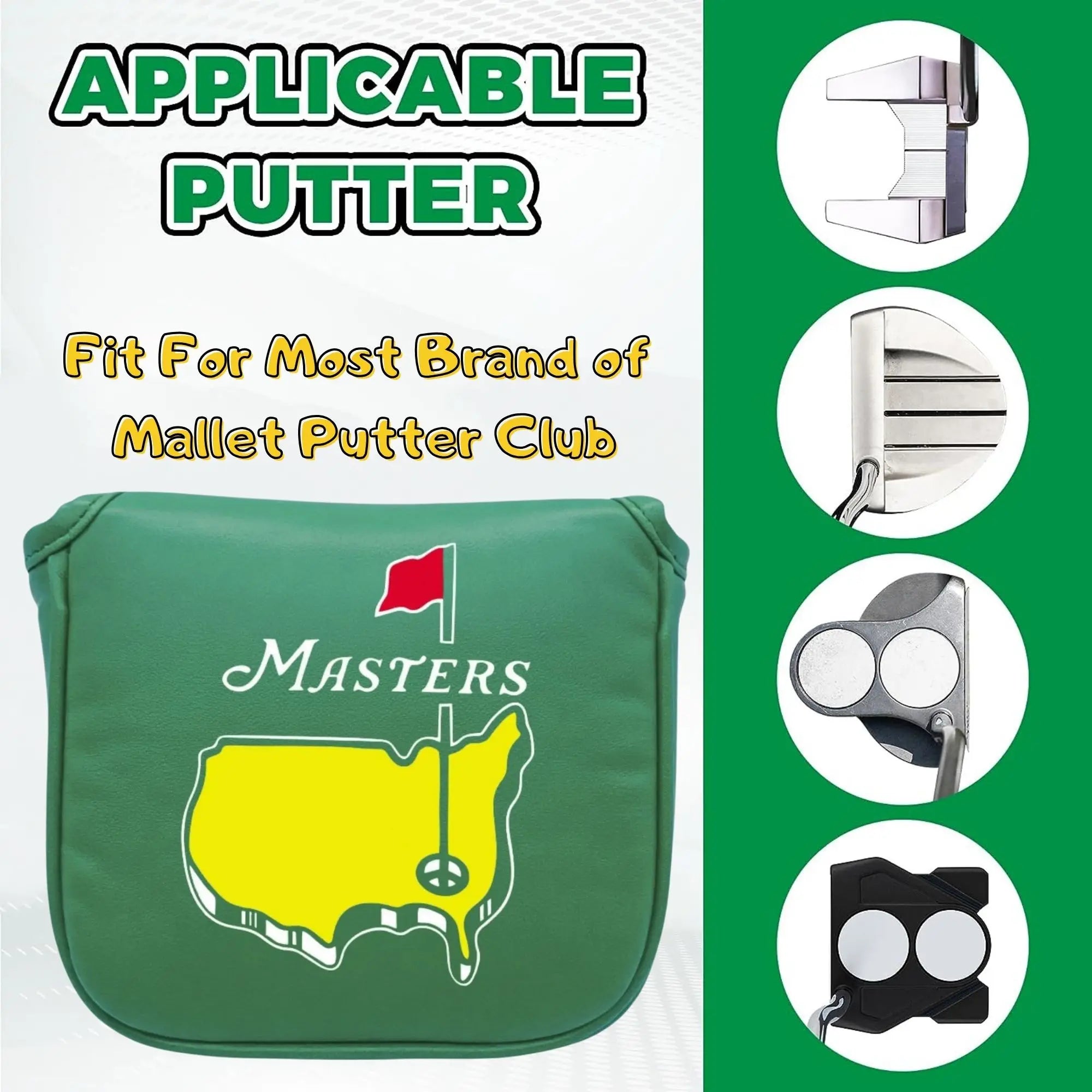 Couvre-tête de putter Masters golf