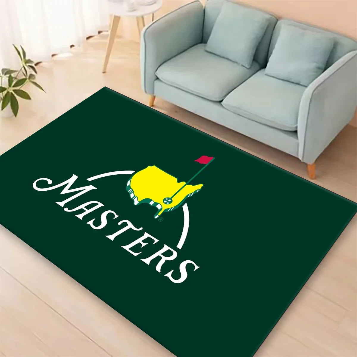 Tapis imprimé Masters pour salon, espace détente, antidérapant, tapis de chevet doux, paillasson d'entrée