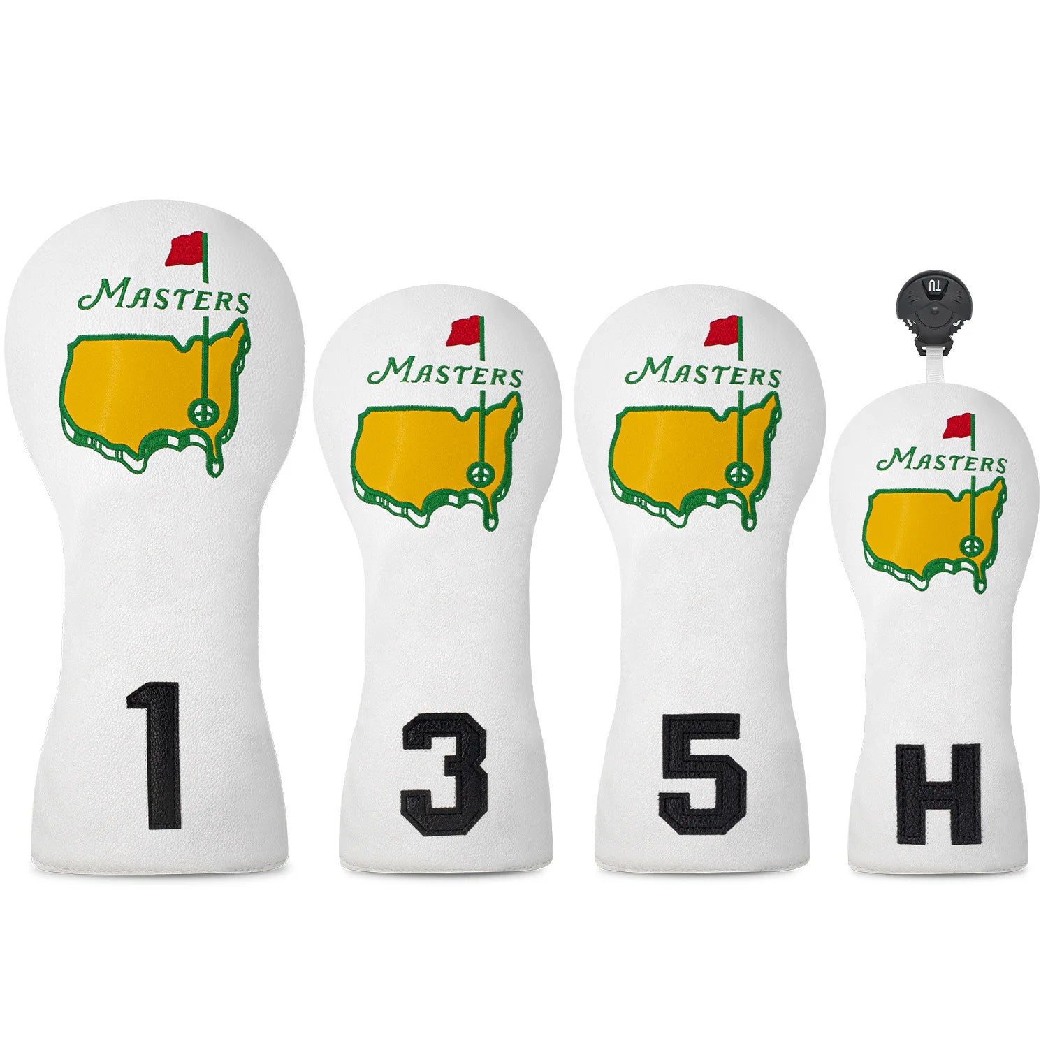 Couvre-têtes de clubs de golf 1, 3 et 5 UT, couvre-driver, couvre-bois de parcours, protection universelle pour têtes de clubs