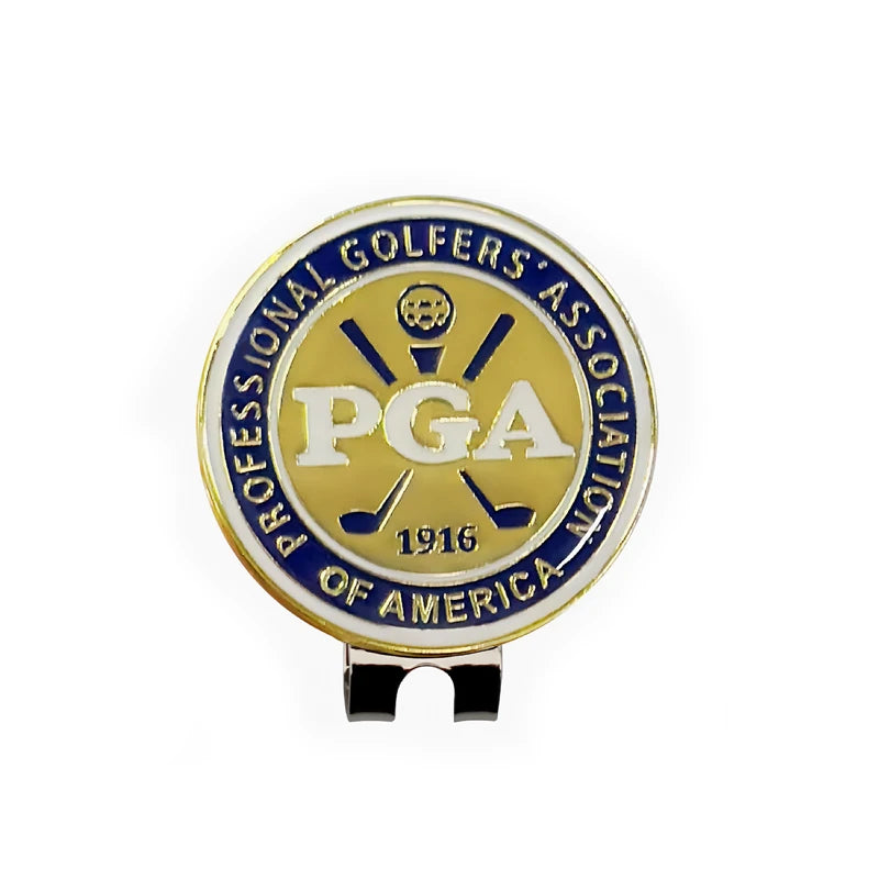 1 pince magnétique pour casquette de golf avec aimant et marque-balle amovible en métal. Différents styles disponibles.
