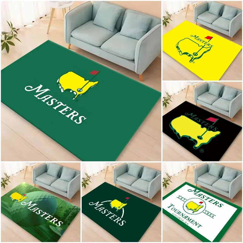 Tapis imprimé Masters pour salon, espace détente, antidérapant, tapis de chevet doux, paillasson d'entrée