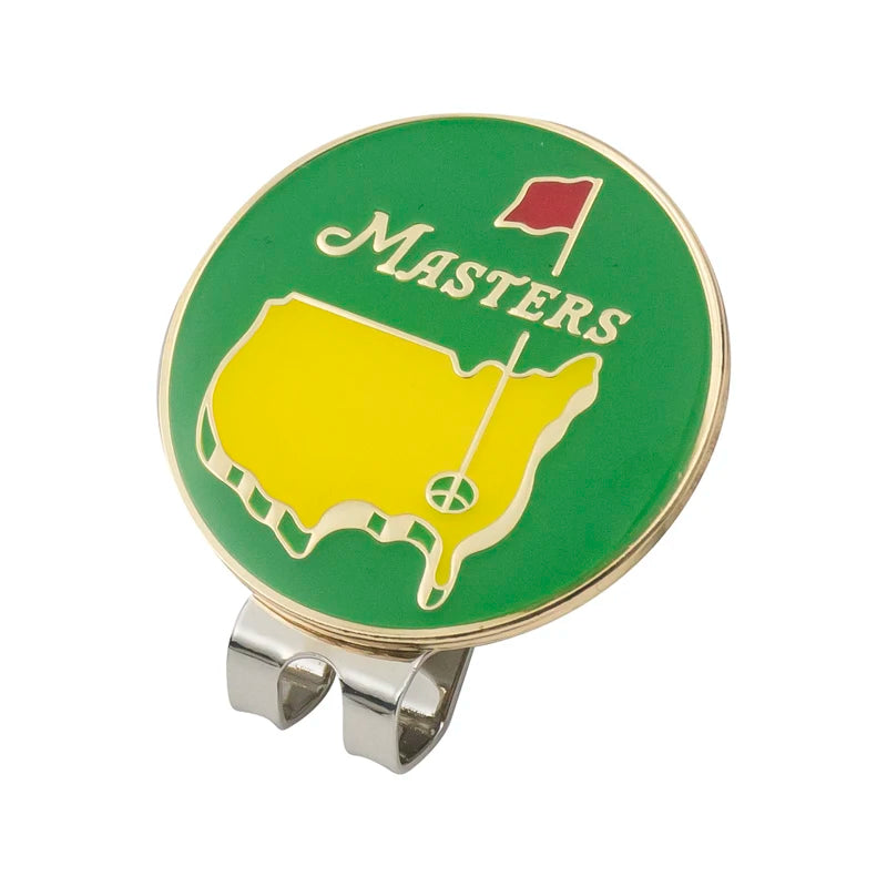 1 pince magnétique pour casquette de golf avec aimant et marque-balle amovible en métal. Différents styles disponibles.