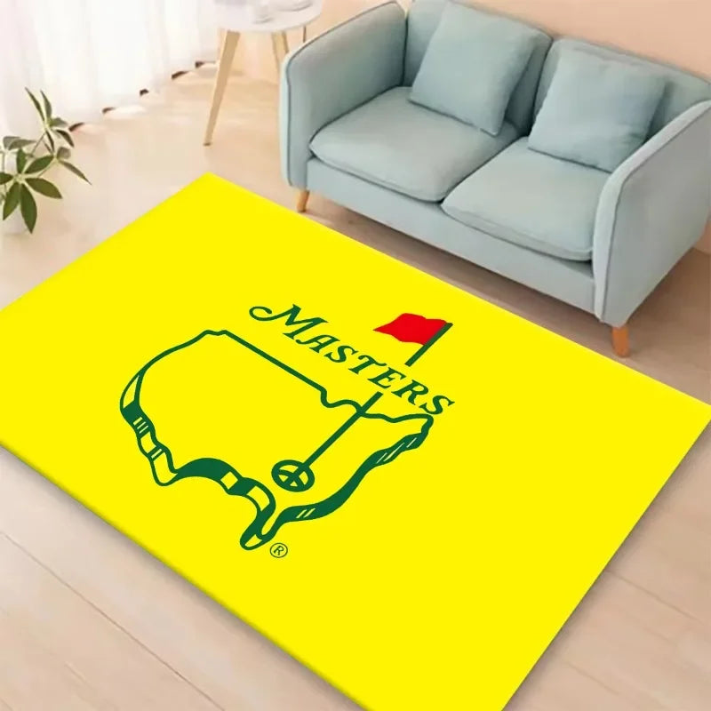 Tapis imprimé Masters pour salon, espace détente, antidérapant, tapis de chevet doux, paillasson d'entrée