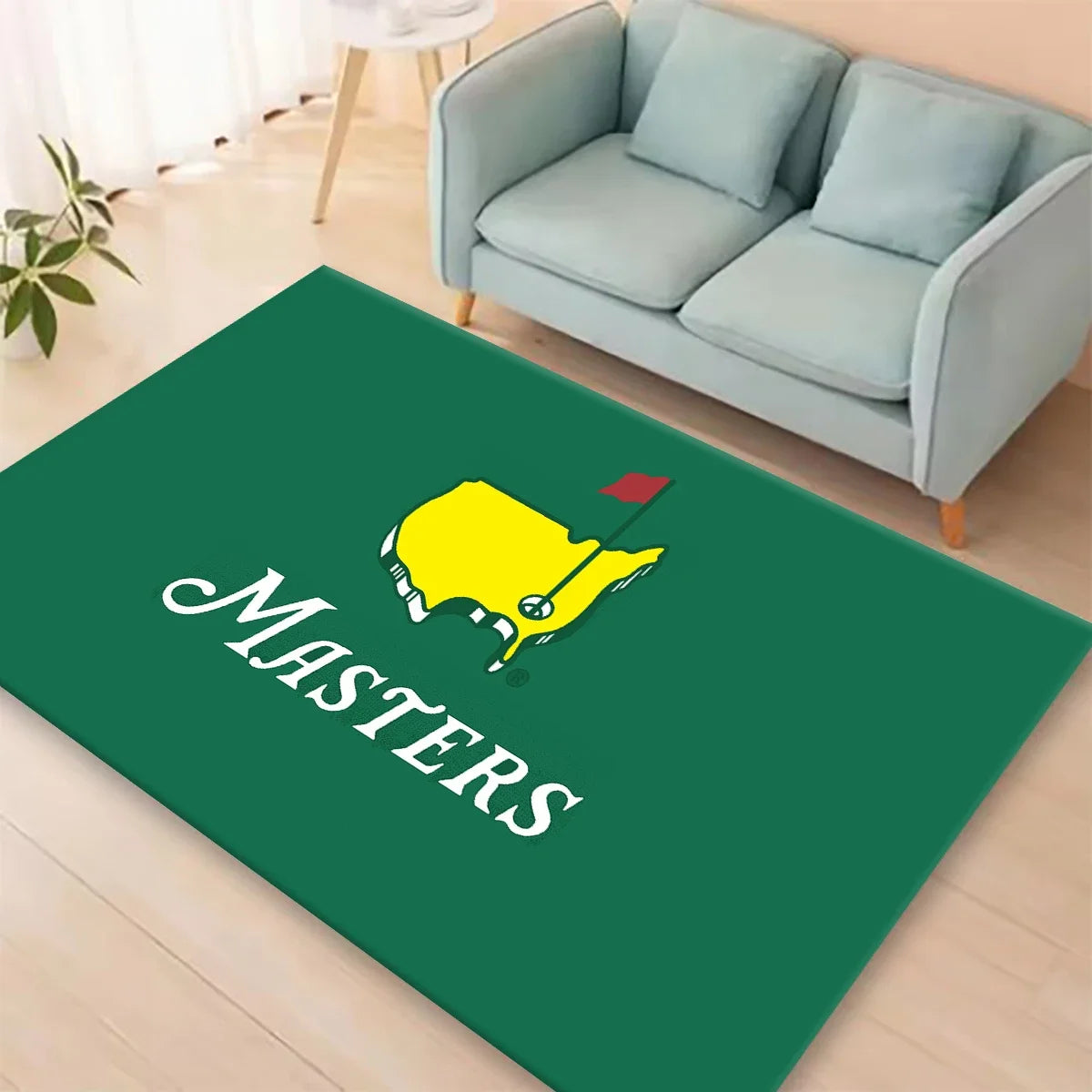 Tapis imprimé Masters pour salon, espace détente, antidérapant, tapis de chevet doux, paillasson d'entrée