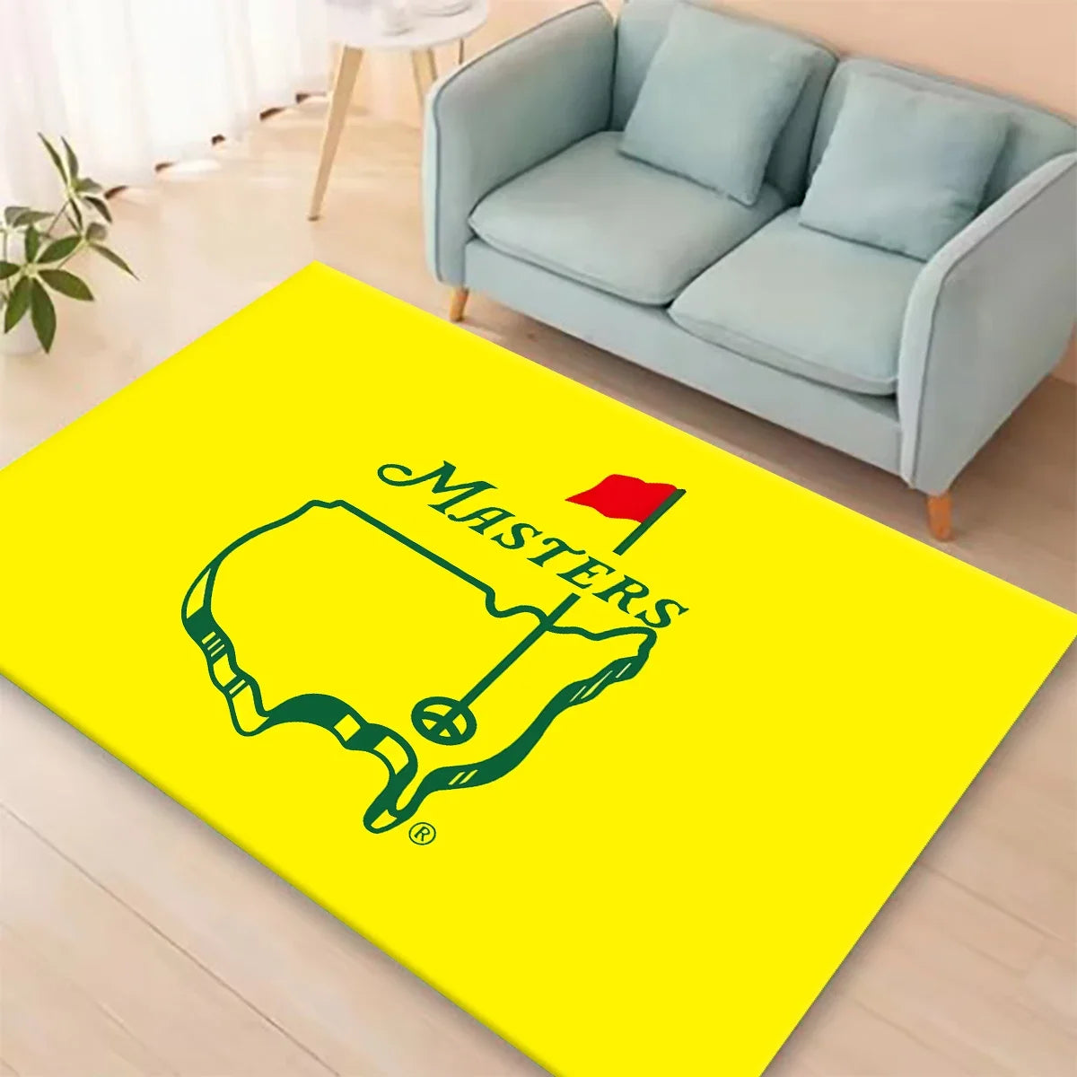 Tapis imprimé Masters pour salon, espace détente, antidérapant, tapis de chevet doux, paillasson d'entrée