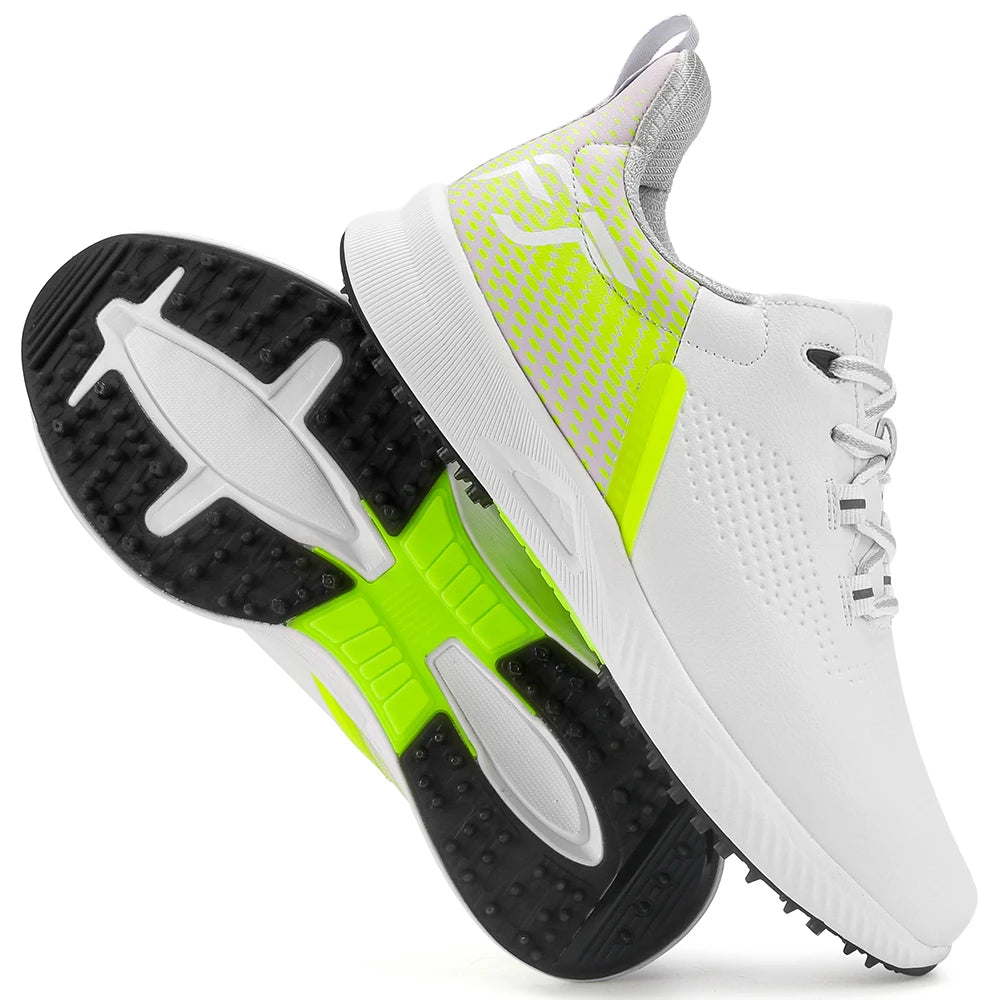 Chaussures de golf , chaussures de sport de luxe  antidérapantes pour l'entraînement au golf