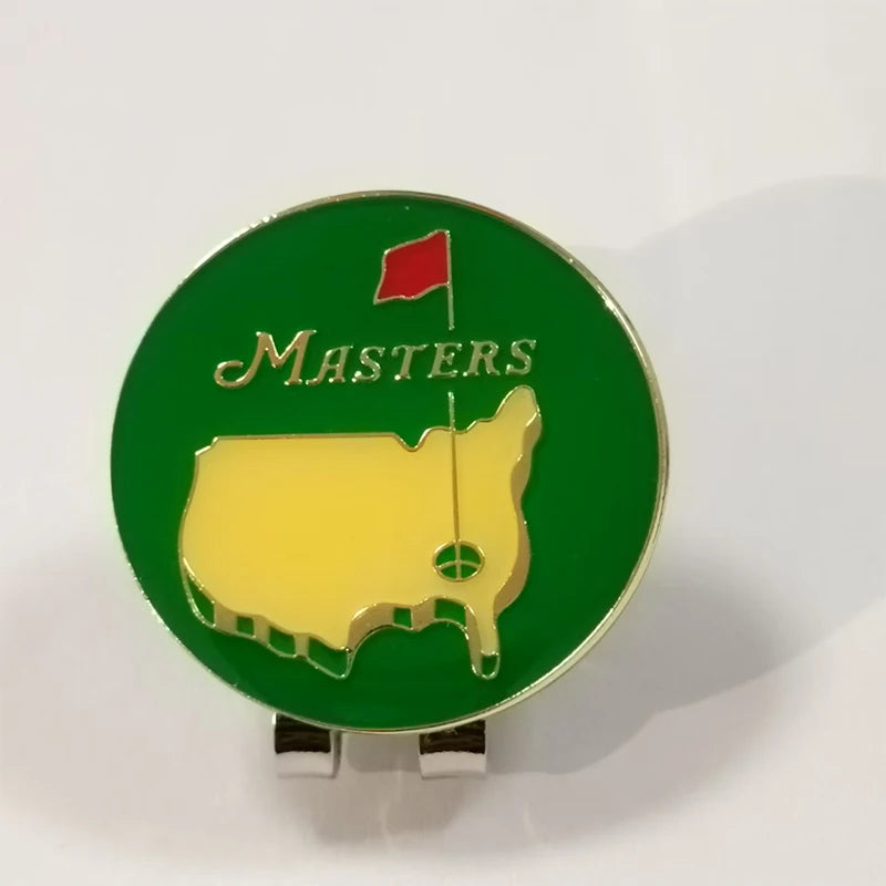 Marqueur de balle magnétique de golf de haute qualité avec clip pour casquette, portable et durable,logo Master