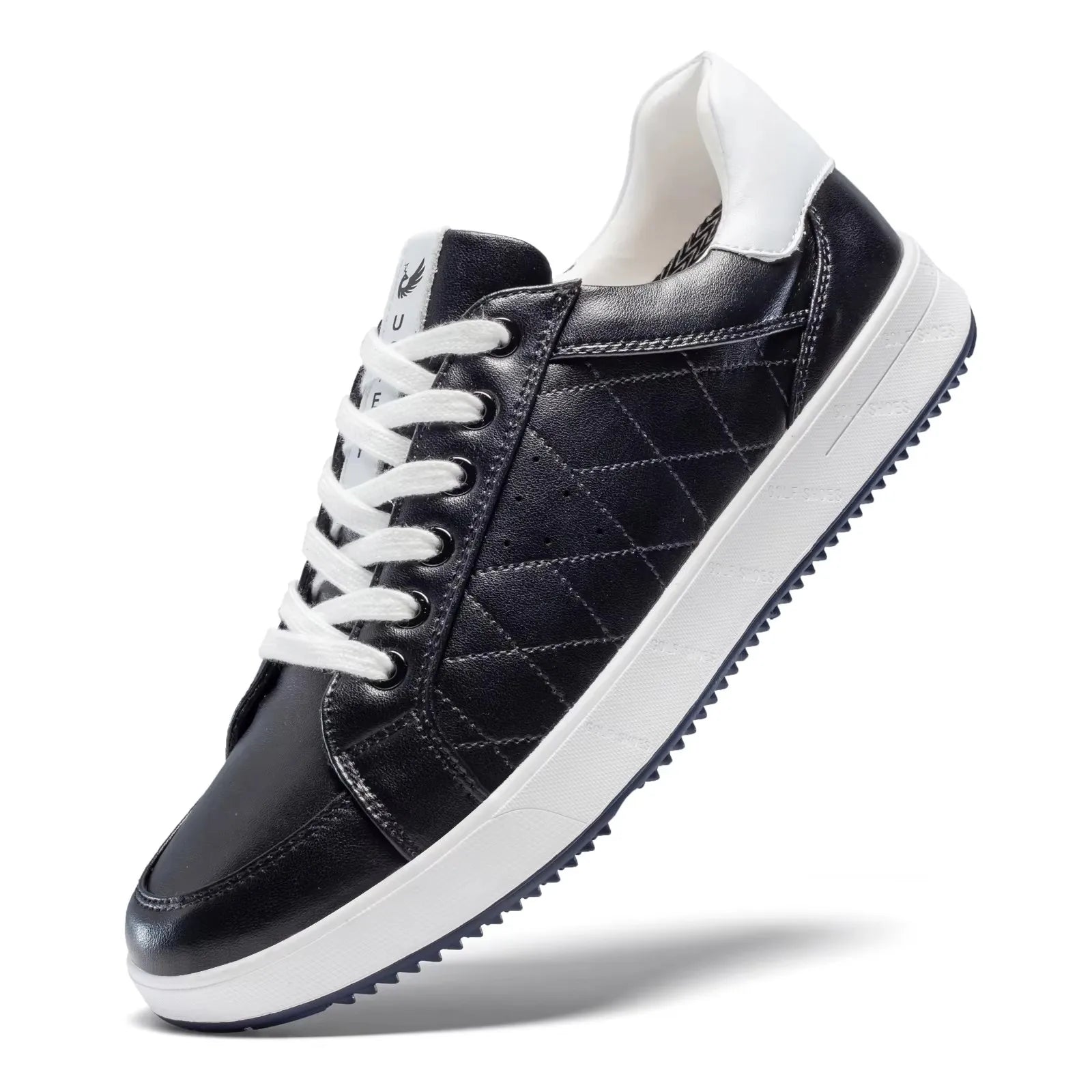 Chaussures de golf professionnelles pour hommes,  antidérapantes en cuir pour l'extérieur,sans crampon