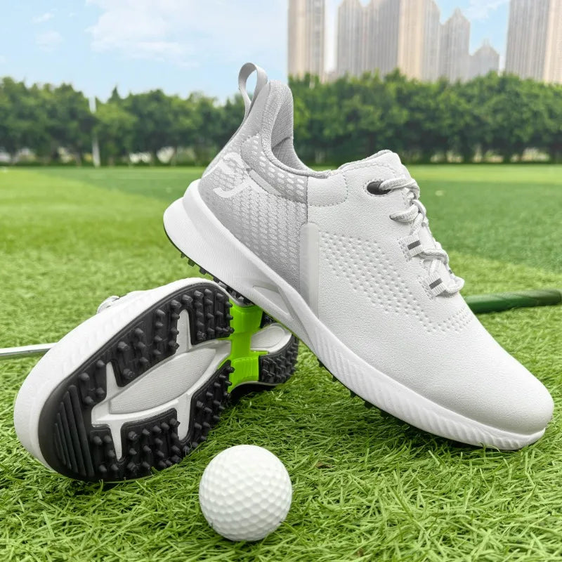 Chaussures de golf , chaussures de sport de luxe  antidérapantes pour l'entraînement au golf