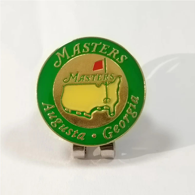 Marqueur de balle magnétique de golf de haute qualité avec clip pour casquette, portable et durable,logo Master