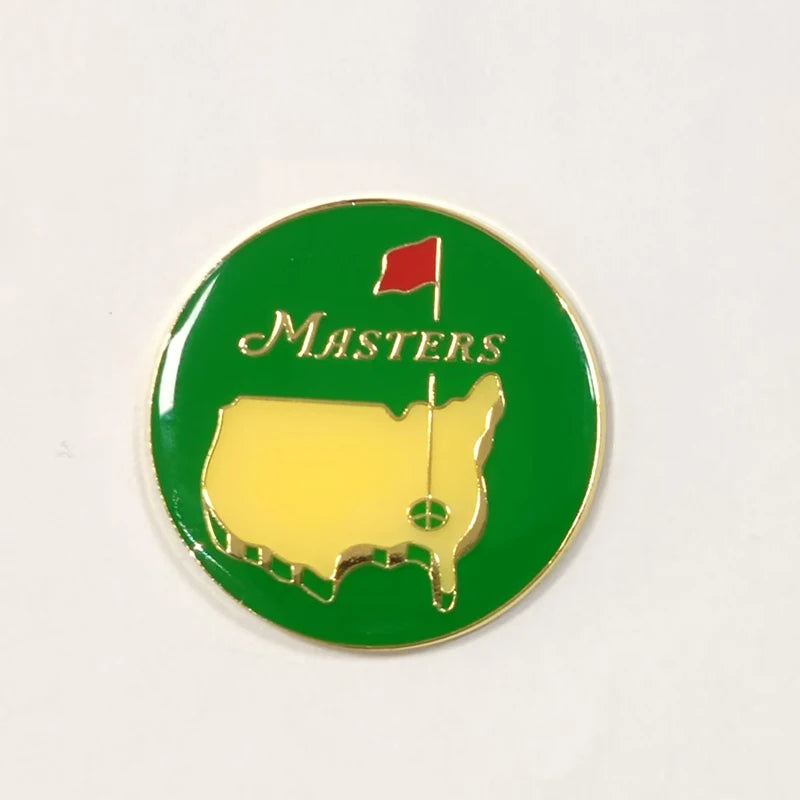 Marqueur de balle magnétique de golf de haute qualité avec clip pour casquette, portable et durable,logo Master