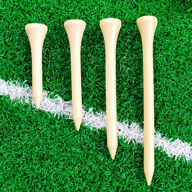 Porte-balles de golf en bois verni